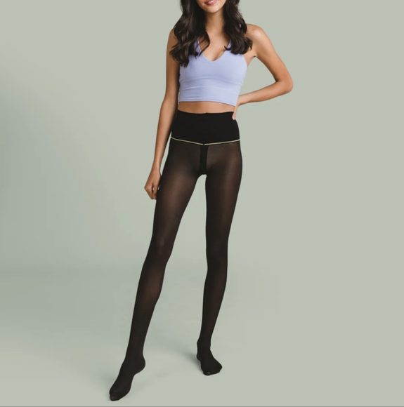 NWT Sheertex Backseam Sheer Rip-Resist Tights - Picture 3 of 8